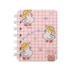 4PCS Cute Cartoon A7 Mini Portable Writing Paper Notebooks Diary Meeting Stationery Gift