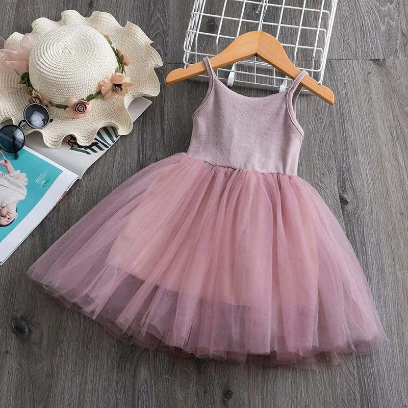 3-8T Summer Elegant Flower Lace Dress For Girl Princess Party Wedding Dress Ceremony Prom Gown Communion Teen Girl Clothes