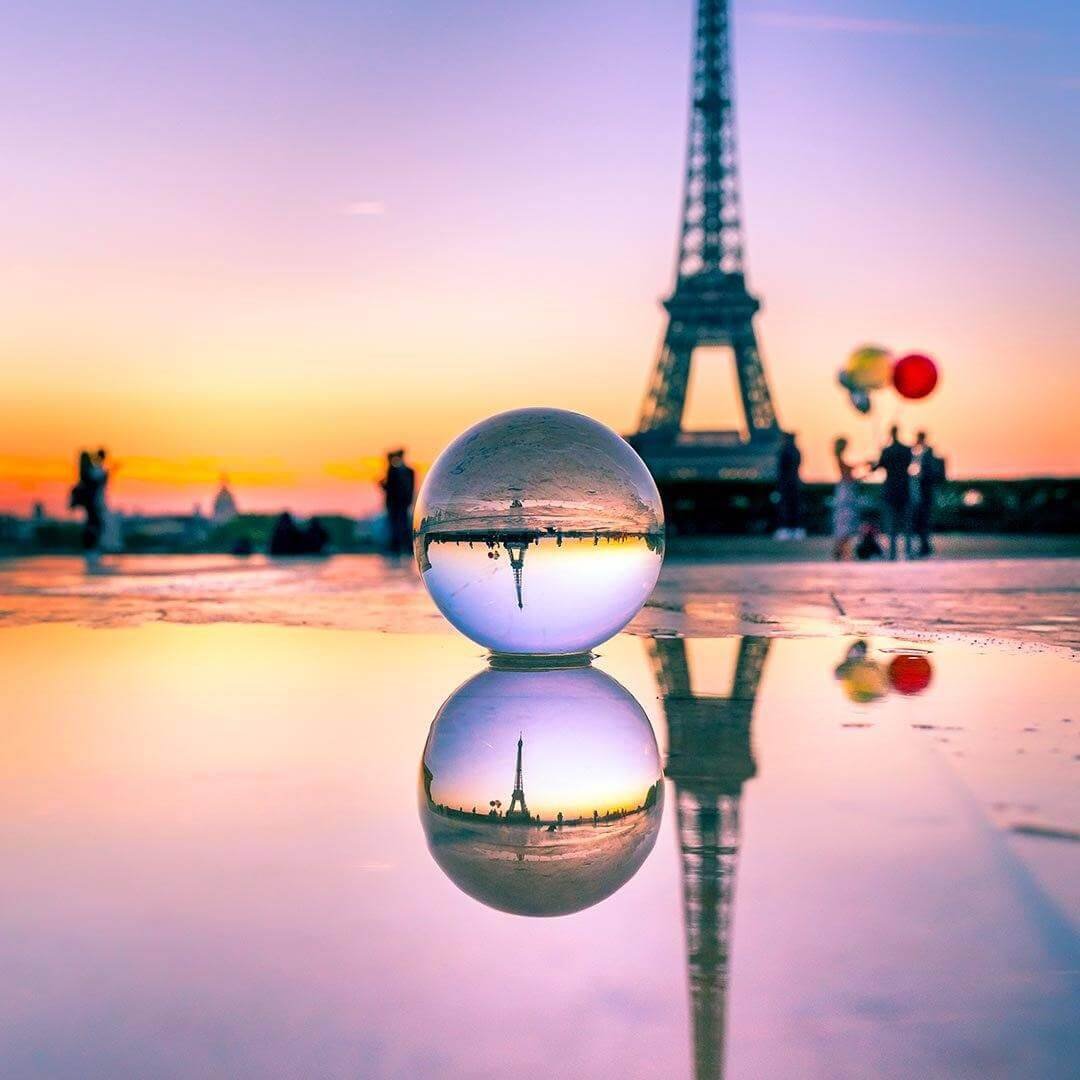 Artificial Crystal Healing Spherical Lens