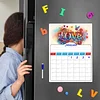 DIY Diamond Painting Magnetic Dry Erase Calendar for Fridge Planning Board Weekly Monthly Planner Memo Board Kits