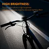 20LED Solar Bicycle Horn Light USB Rechargeable Power Display Bicycle Headlight