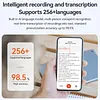 AI Translation Voice Recorder USB Flash Drive Voice To Text AI Voice Recorder Rechargeable Multi-Functional Transcriber for Learning Travel Businesses Lecture