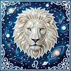 Framed Leo - Pearls Painting Kit DIY Diamond Painting Pearl Dot Crafts 25*25CM