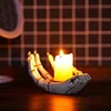 Skull Candlestick Skull Candlestick Gothic Decorative Resin Candlestick Crafts
