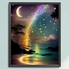 Aurora Moon-11CT Stamped Cross Stitch 40*50cm