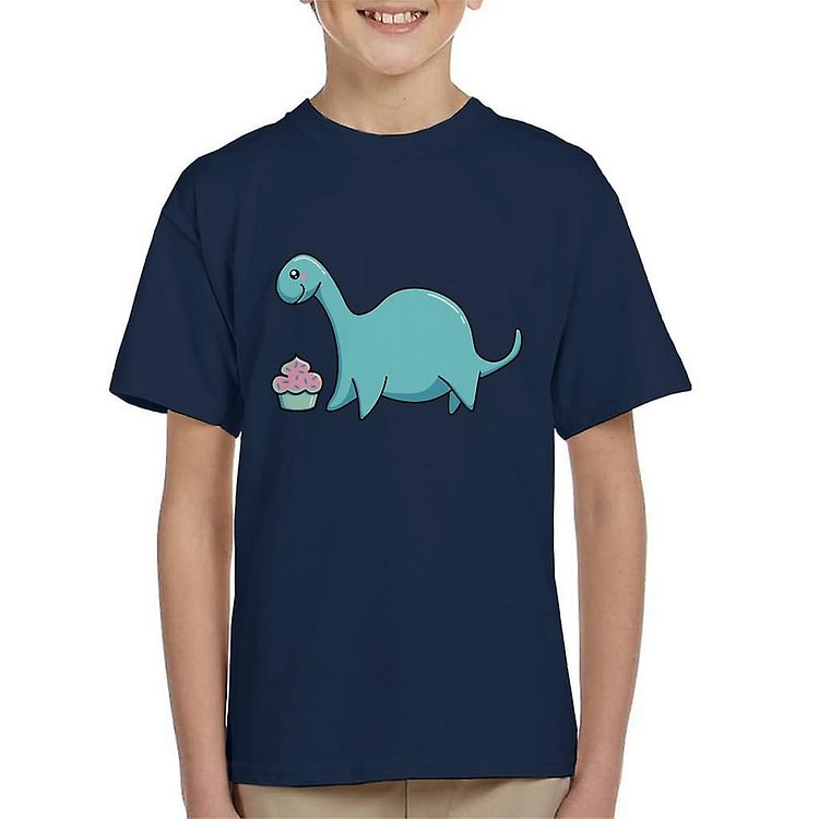 Dinosaur Happiness Cupcake Kid's T-Shirt
