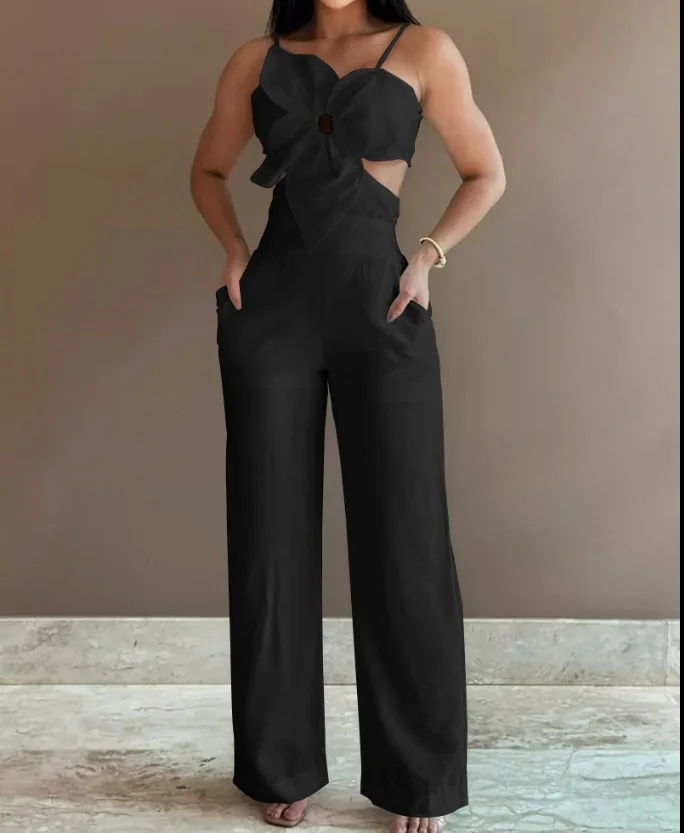 fashion casual jumpsuit women's pants_ viptrois