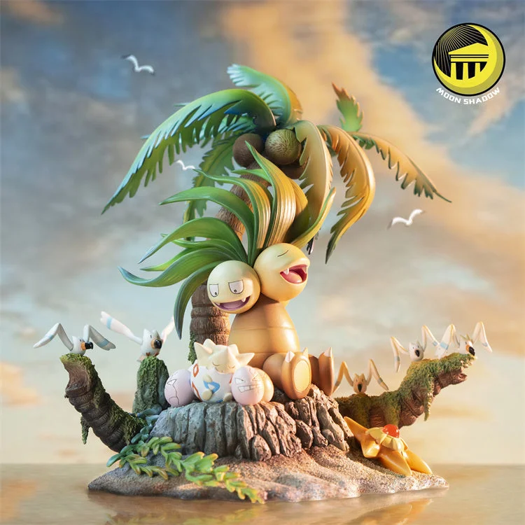 Nature Series Grass-type Family - Pokemon Resin Statue - Moon