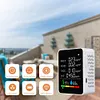 6 in 1 CO2 TVOC HCHO PM2.5 Detector LCD Digital Temperature Humidity Tester