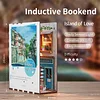 Love Island---DIY Dollhouse with Sensor Light 3D Wooden Puzzle Book Nook Unique Gift for Lover