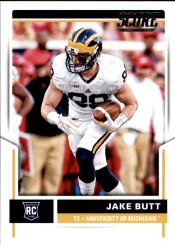 pornhint Pornhint 2017 Score Football Card #385 Jake Butt RC New