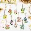 >SALE<10PCS Double Sided Special Shape Diamond Art Keyring (Flower Fairy)