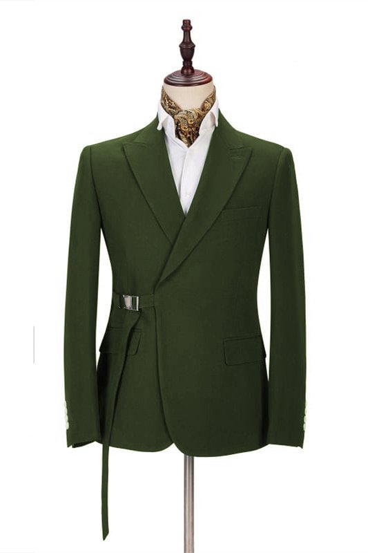 Elegant New Arrive Custom Business Prom Suit For Guys With Peaked Lapel | Ballbellas Ballbellas
