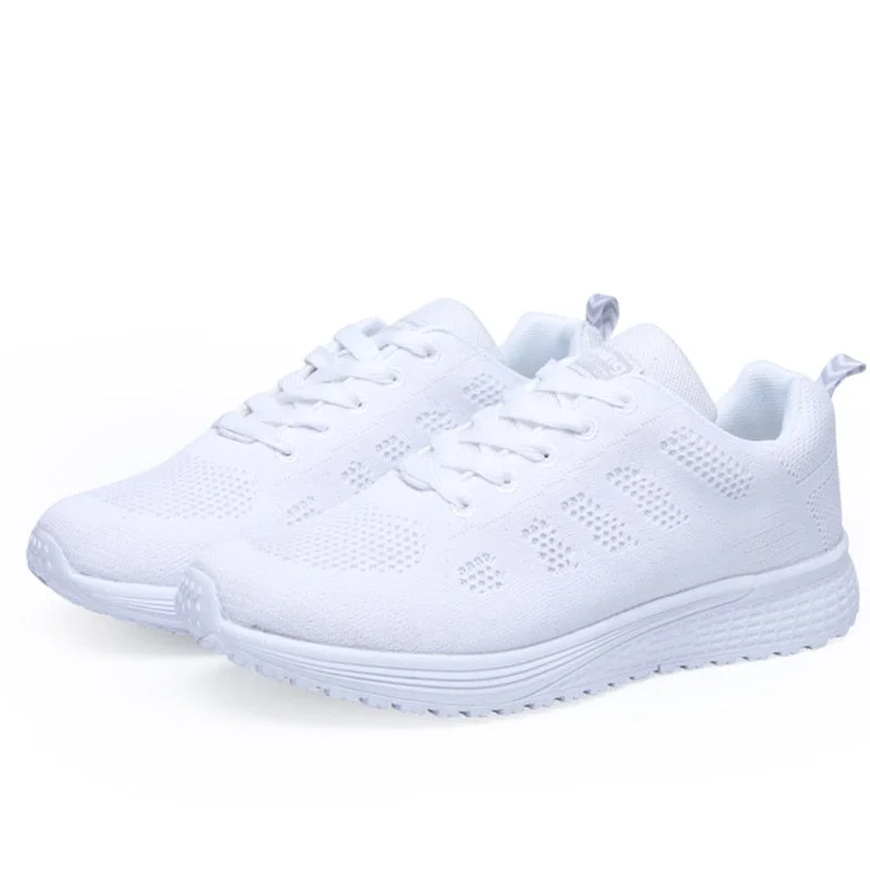 Women's Sneakers Casual Shoes Flats Air Mesh Breathable Trainers Ladies Shoes Female Sneakers Women Shoes Basket Tenis Feminino