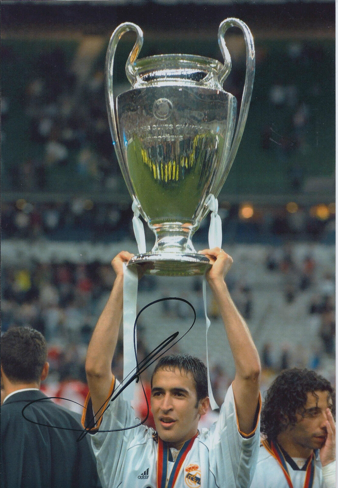 RAUL Raúl Signed Autograph 12x8 Photo Poster painting AFTAL COA Real Madrid In Person Genuine