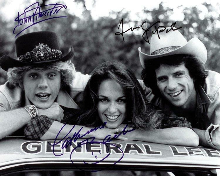 REPRINT - DUKES OF HAZZARD Cast Autographed Signed 8 x 10 Photo Poster painting Poster RP