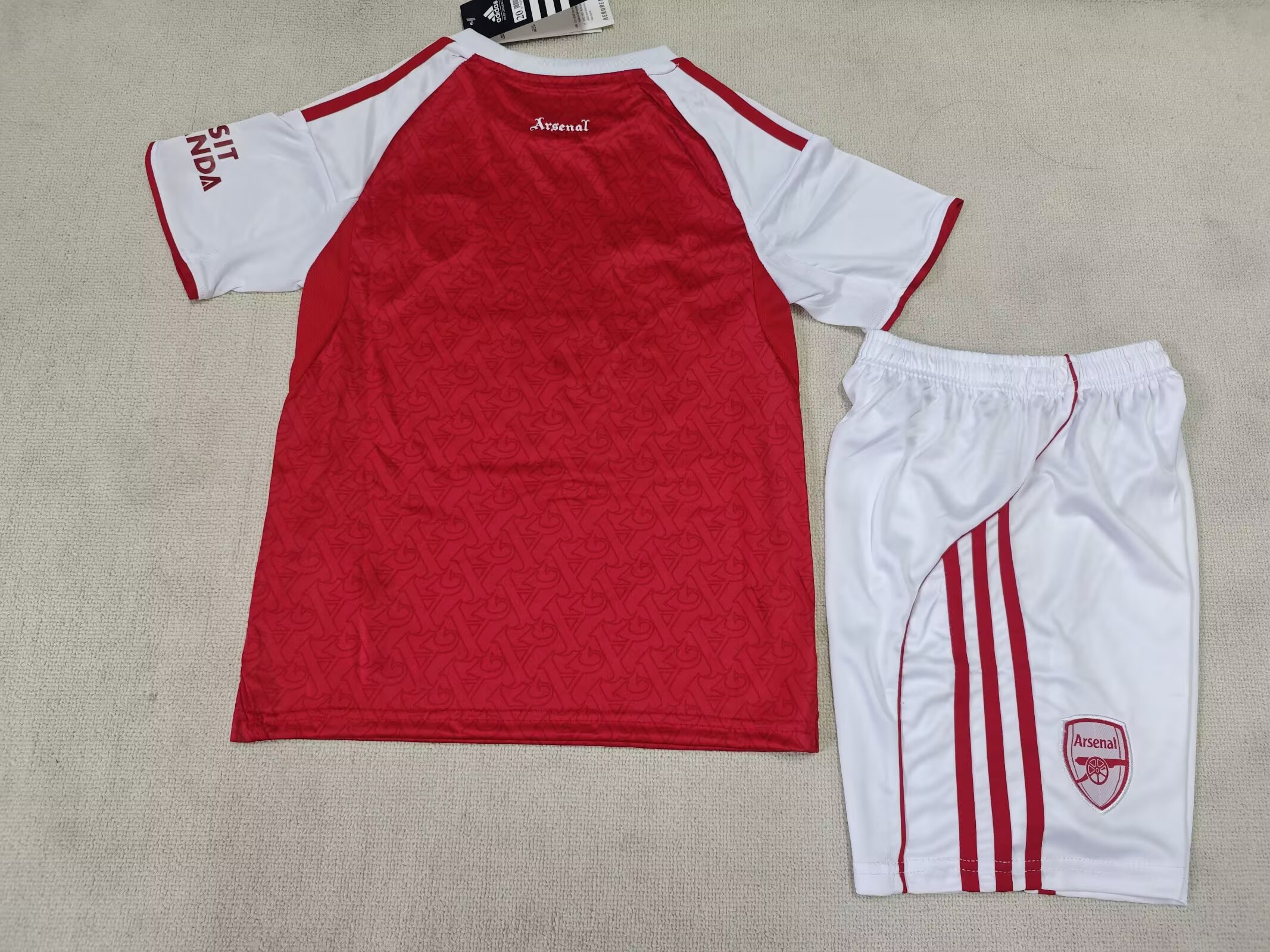 25/26 Arsenal Home Thailand version football shirt Kids Kit