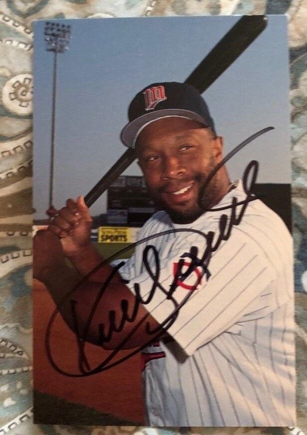 Kirby Puckett signed autographed 4x6 Photo Poster painting RARE