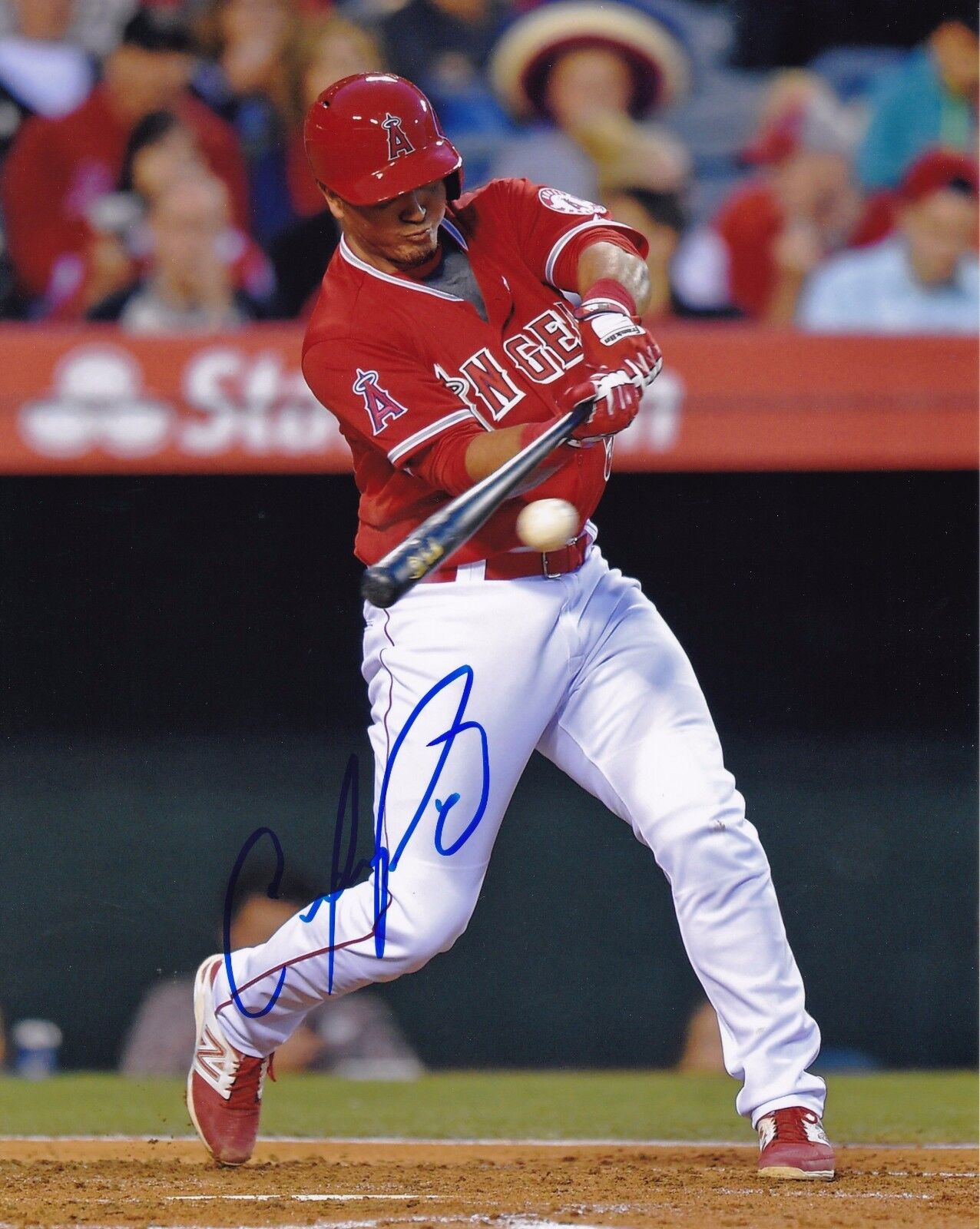 Carlos Perez Autographed 8x10 Los Angeles Angels#S930