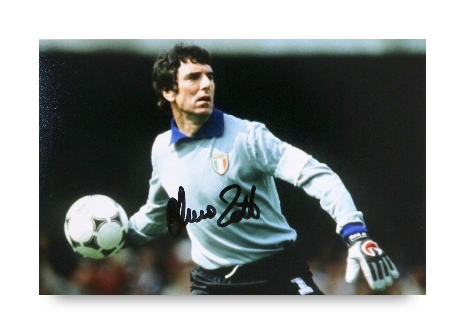 Dino Zoff Signed 6x4 Photo Poster painting Italy Goalkeeper Juventus Autograph Memorabilia + COA