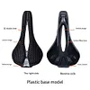 3D Printed Breathable Shock Absorption Hollow Bike Saddle for Road Bike (Nylon)