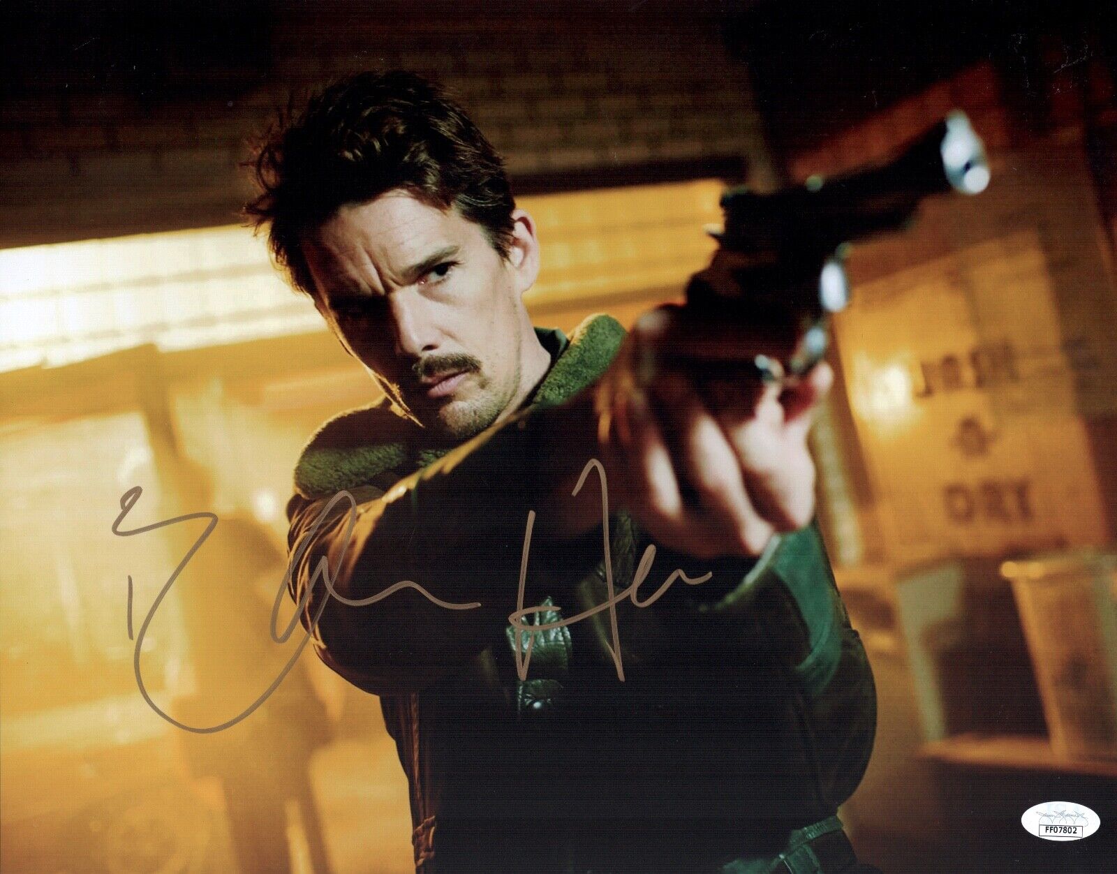ETHAN HAWKE Signed TRAINING DAY 11x14 Photo Poster painting In Person Autograph JSA COA