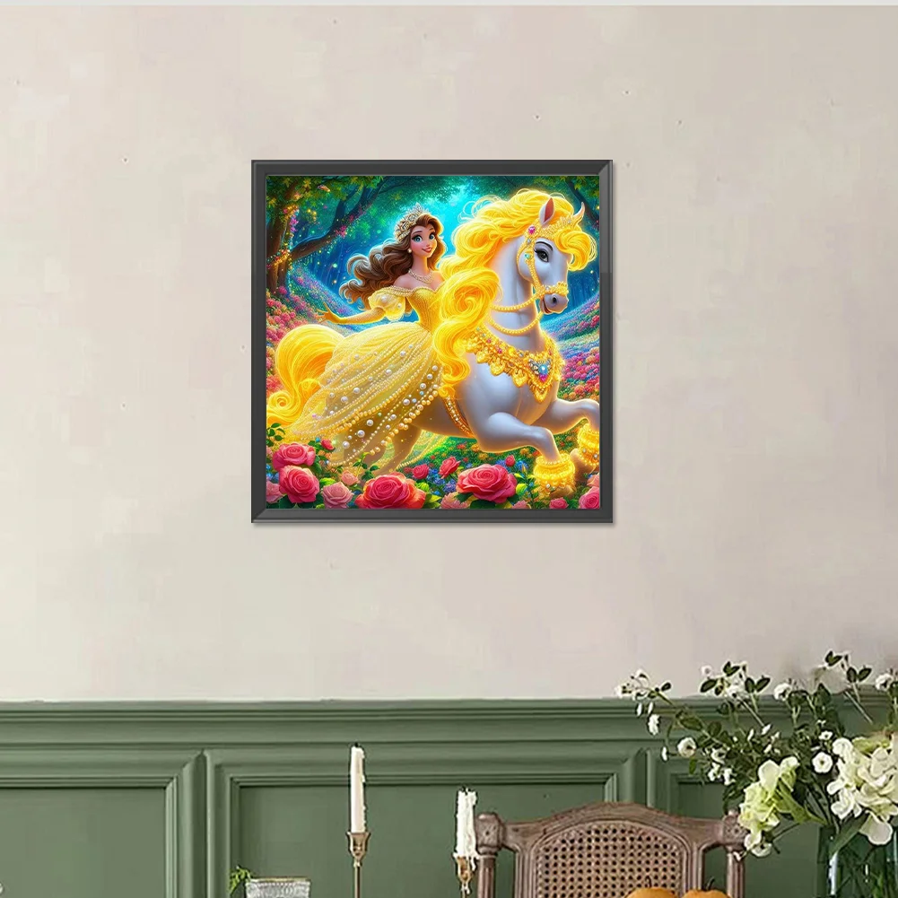 Diamond Painting - Full Round Drill - Princess Belle(Canvas|40*40cm)