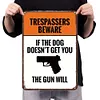 No trespassing warning - Metal Tin Signs(8*12Inch/12*16Inch)