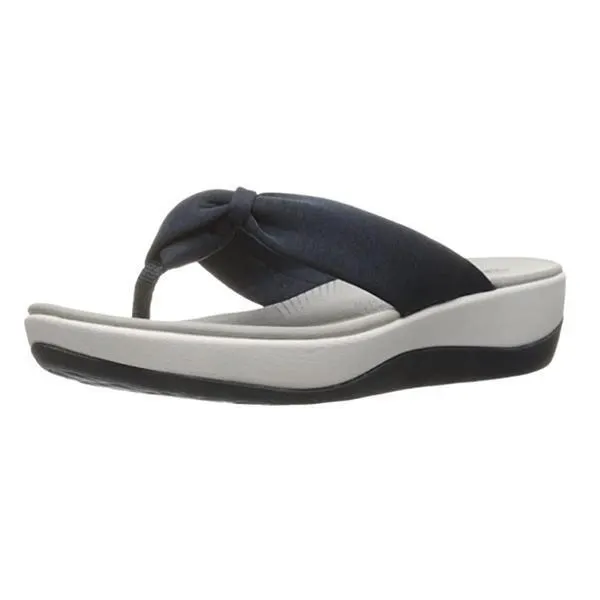 2021 Fashion Women Slippers Elegant Printed Solid Color Ladies Wedge Sandals New Casual Outdoor Beach Slippers Female Flip Flop