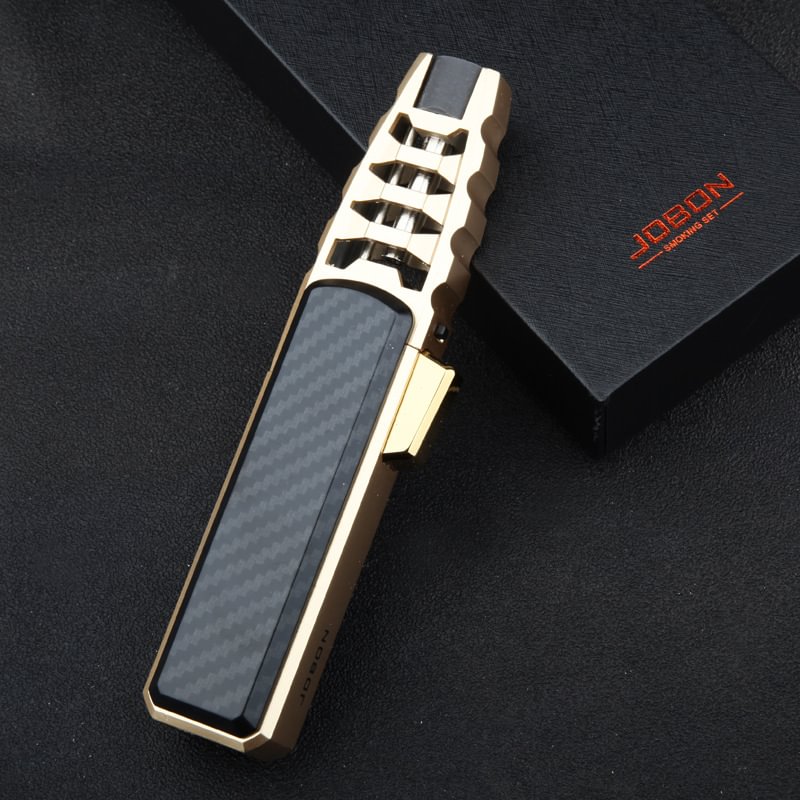 Kitchen creative strong straight-through blue flame cigar windproof lighter Accessories