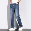  Business Casual Straight Fit Stretch Cotton Jeans
