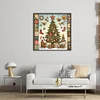 (Stamped/Counted) Christmas Tree And House-11CT Cross Stitch 50*50cm/19.69*19.69in