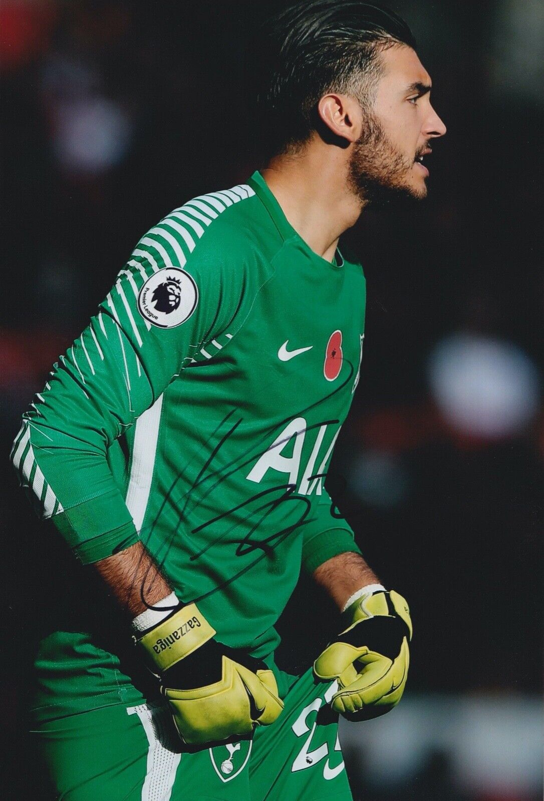 PAULO GAZZANIGA HAND SIGNED 12X8 Photo Poster painting - TOTTENHAM AUTOGRAPH - FOOTBALL