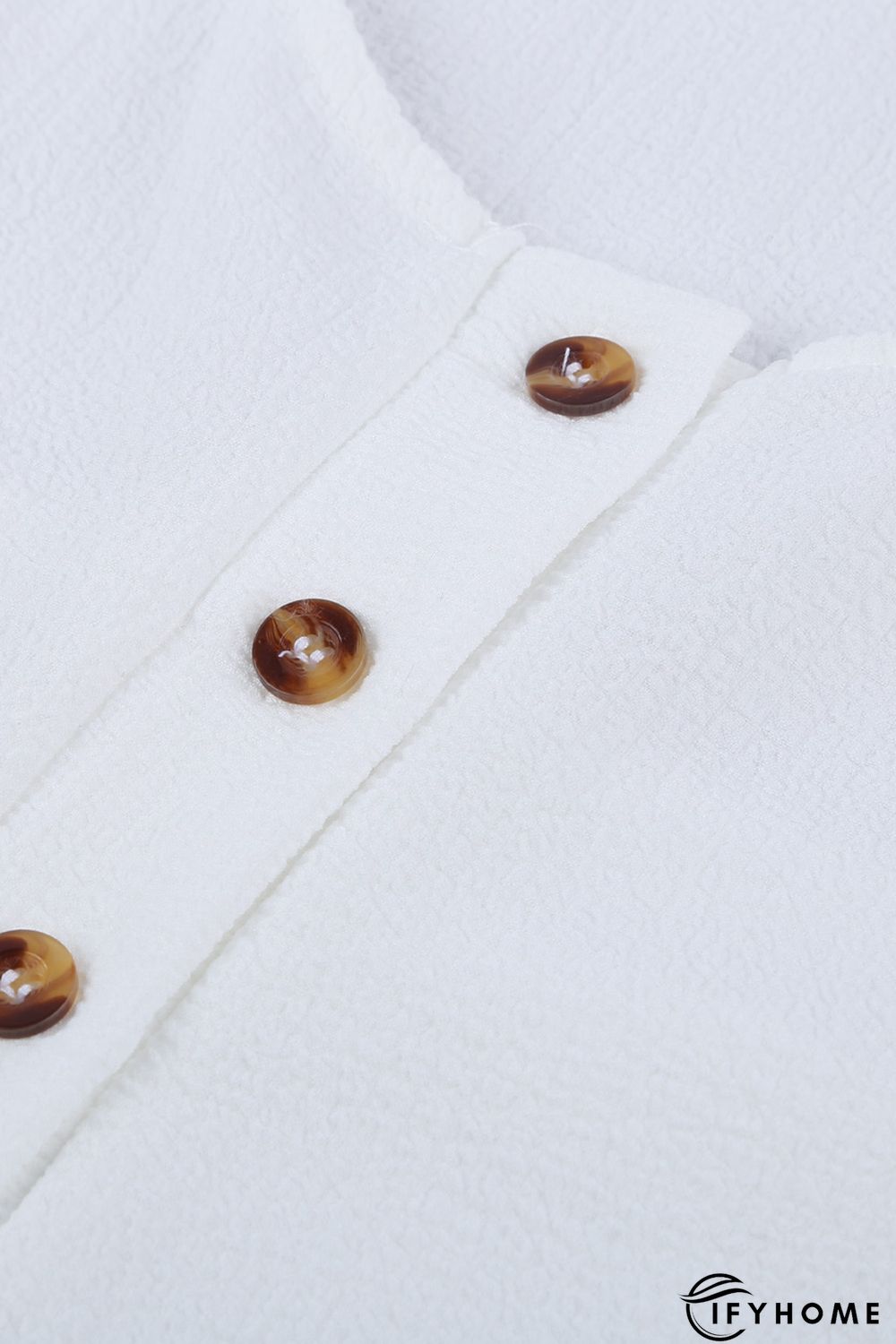 White Button Textured Tank Top | IFYHOME