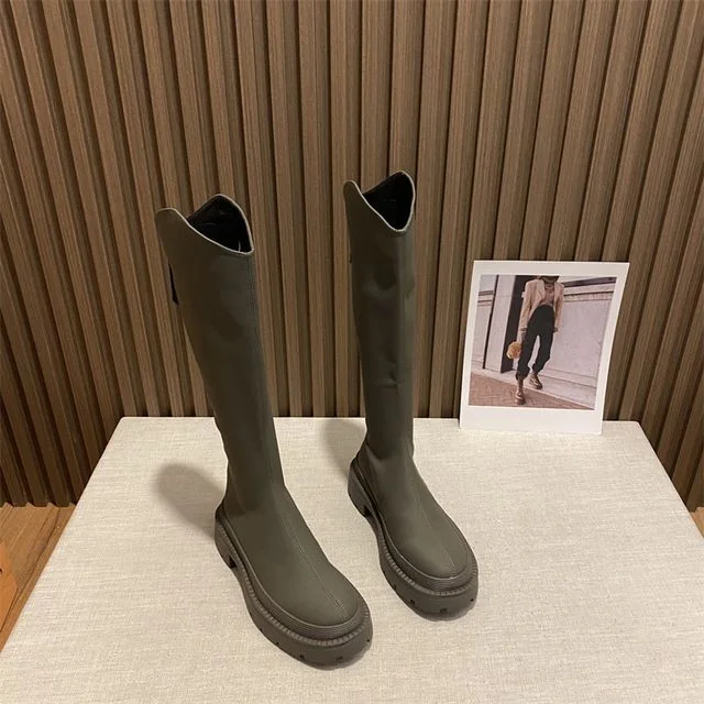 Tall Cowboy Boots Platform