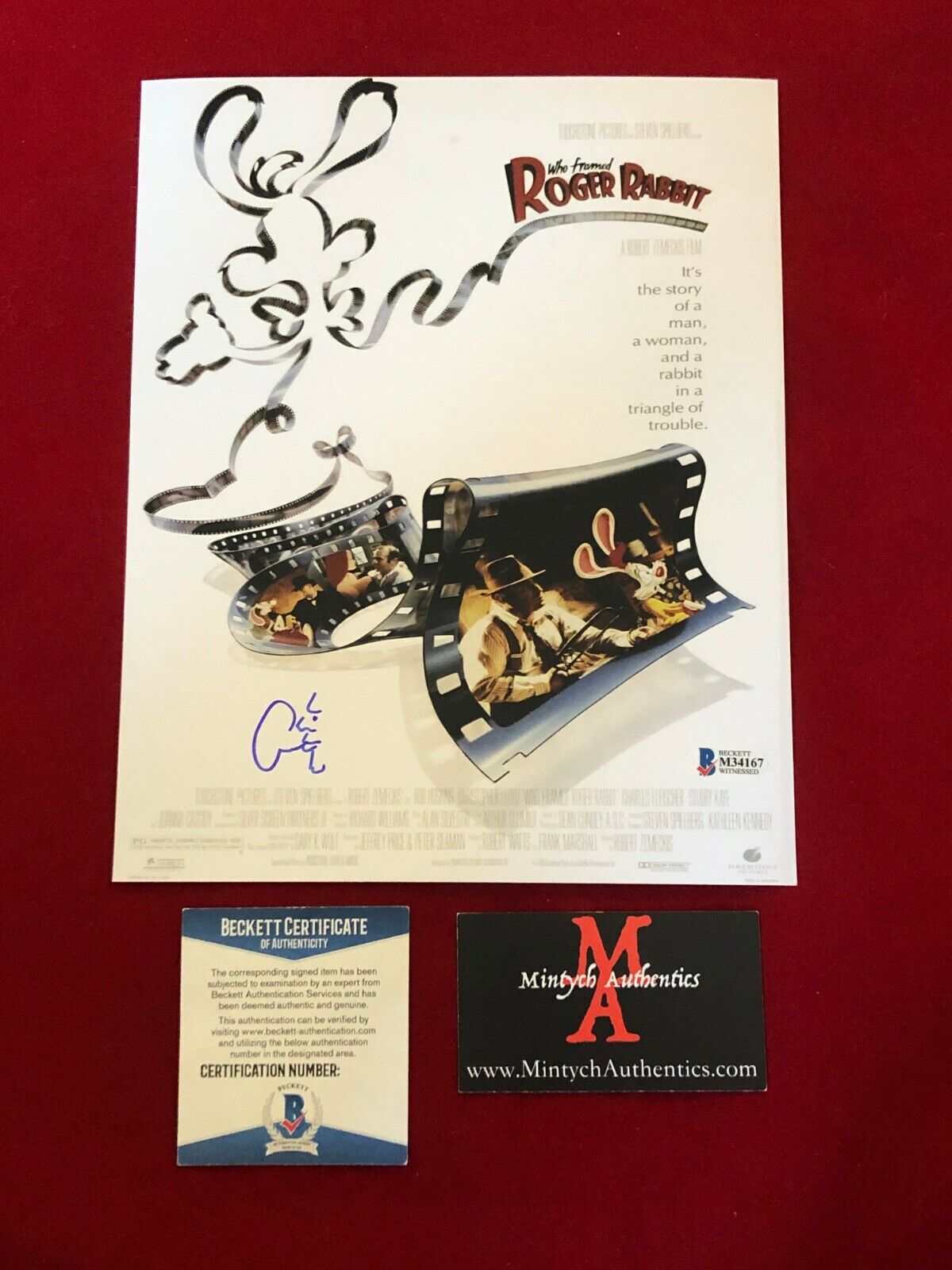 CHARLES FLEISCHER AUTOGRAPHED SIGNED 8X10 Photo Poster painting! WHO FRAMED ROGER RABBIT BECKETT