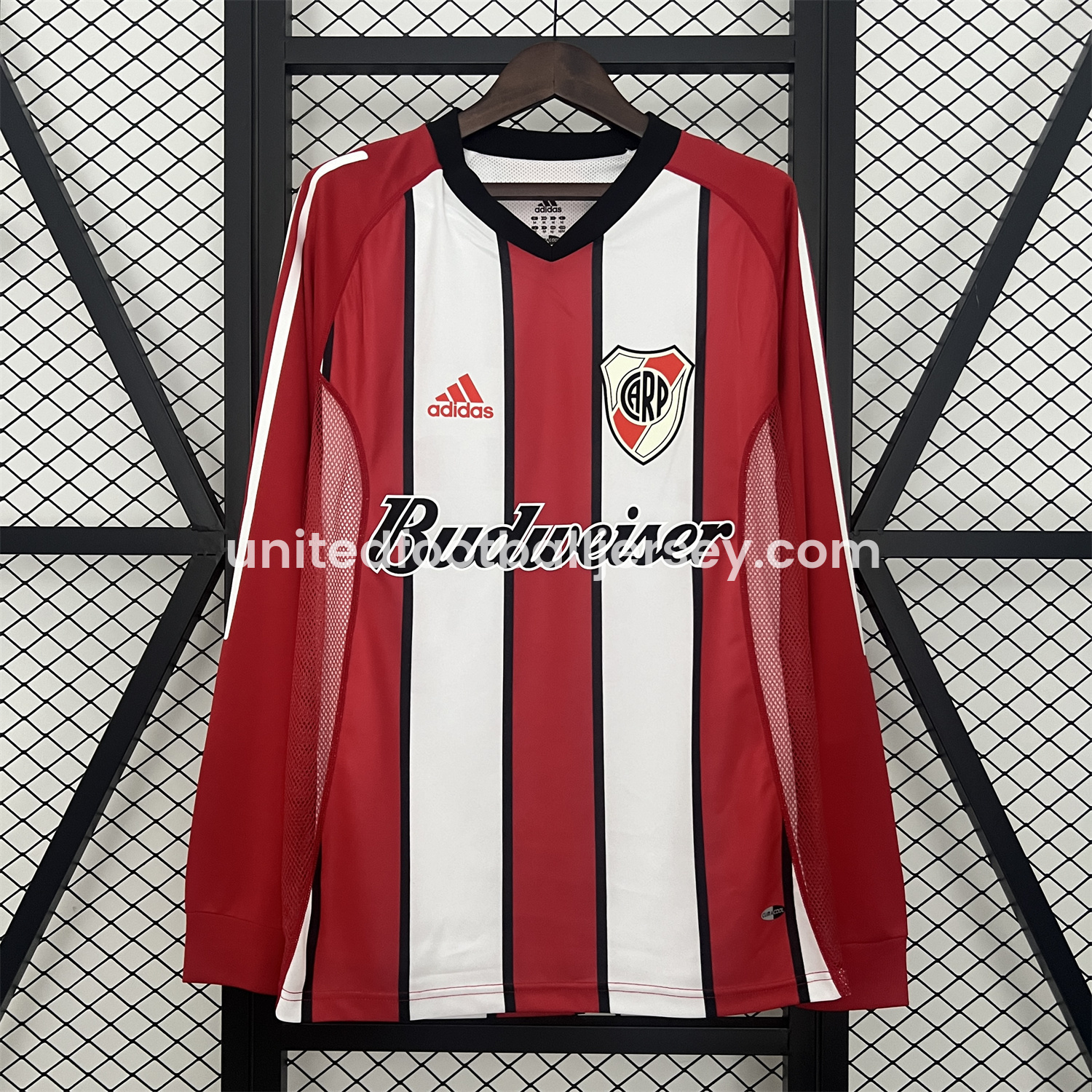 Retro River Plate 2003-04 Away Long Sleeves Jersey