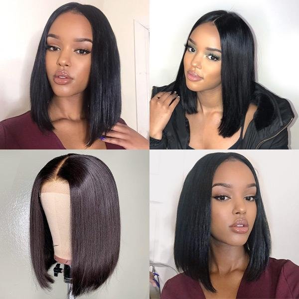 US Mall Lifes® | Bob Wig High-Density Hair Glueless Frontal Lace Wig US Mall Lifes