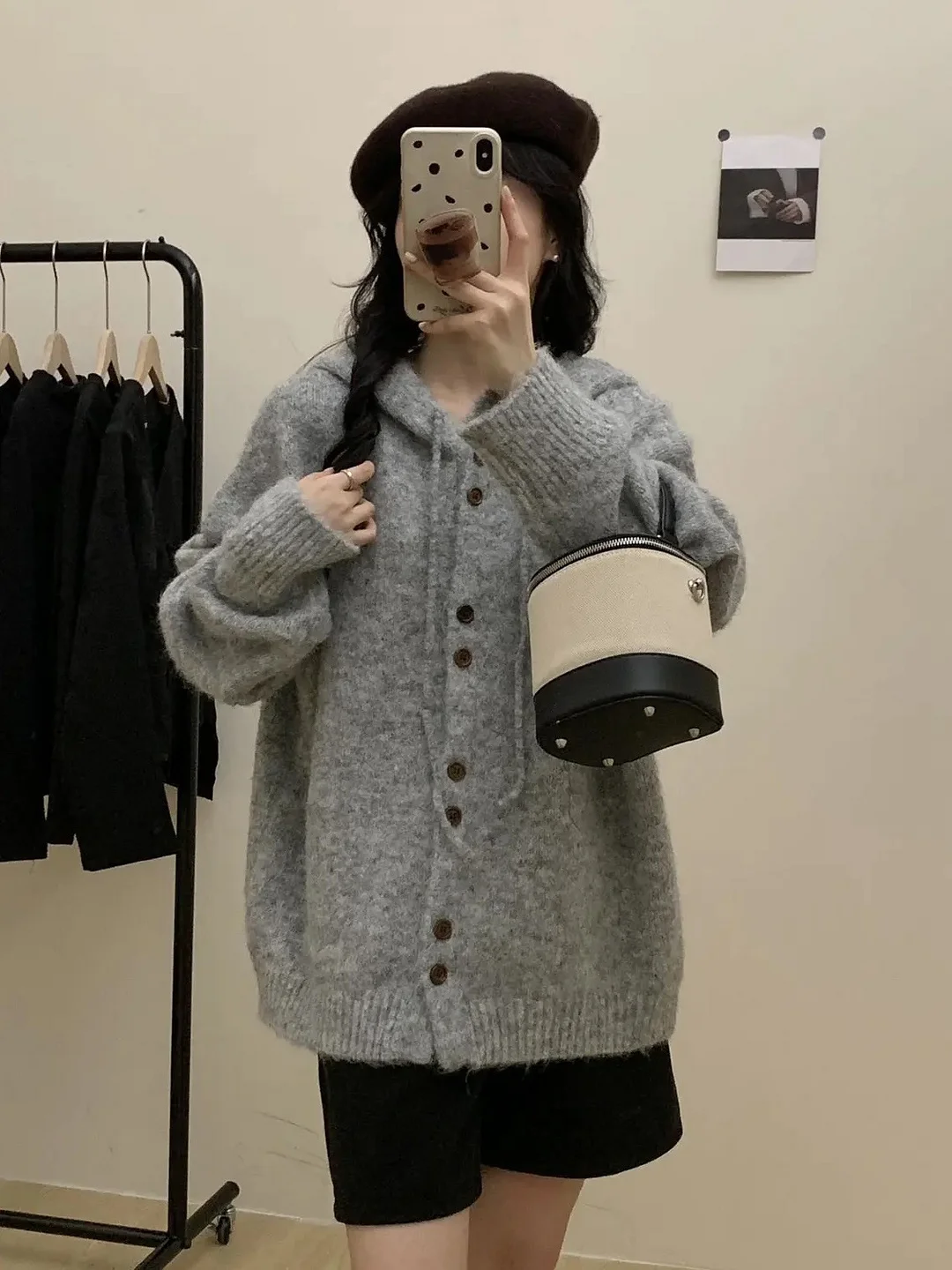 Chicfifth Sweater Women Winter Long Sleeve High Quality Autumn Vintage Top Knitted Cardigan