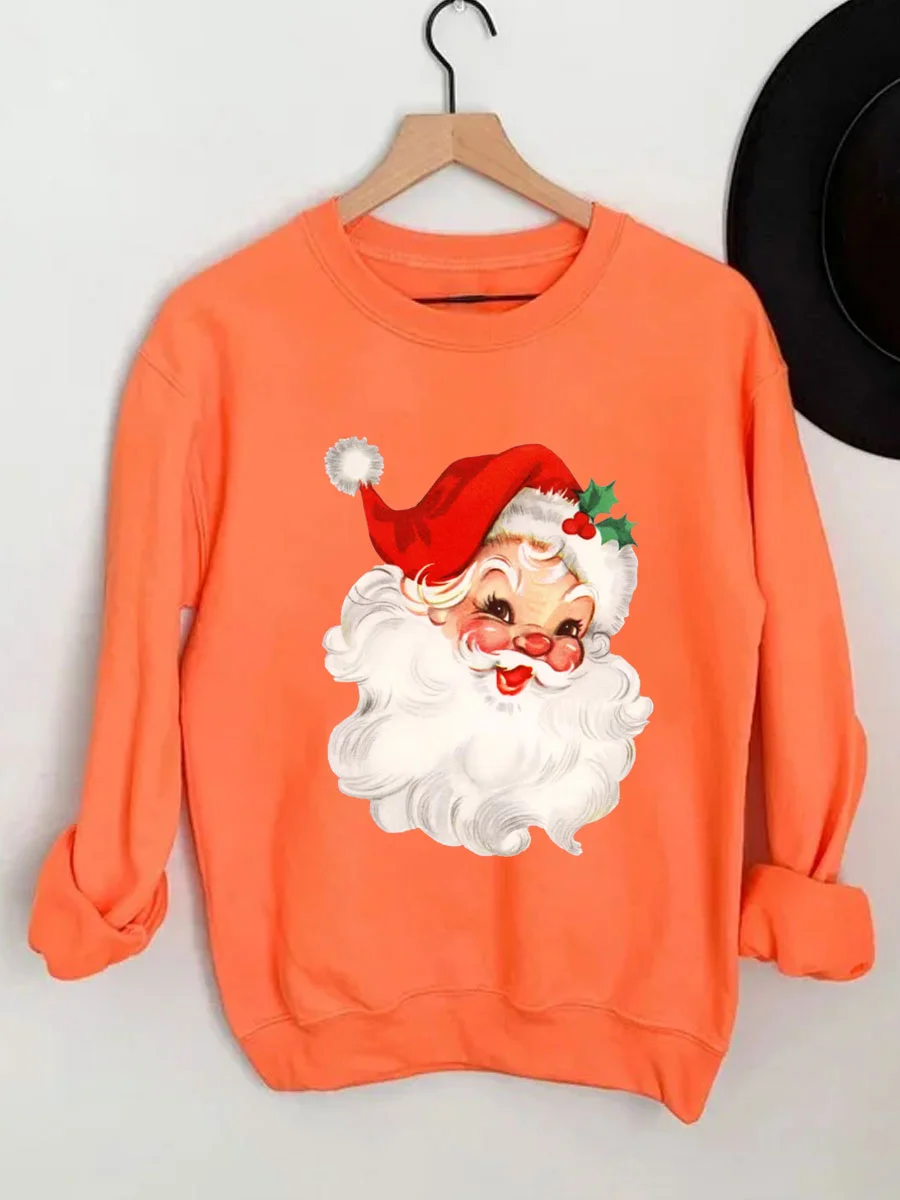 Retro Christmas Santa Sweatshirt