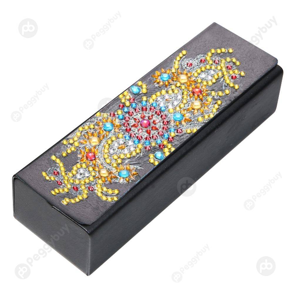 

Spceial Pattern-DIY Creative Diamond Glasses Storage Box, 501 Original