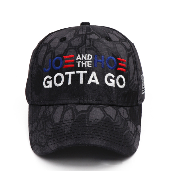 Joe And The Hoe Gotta Go Black Embroidery Baseball Cap