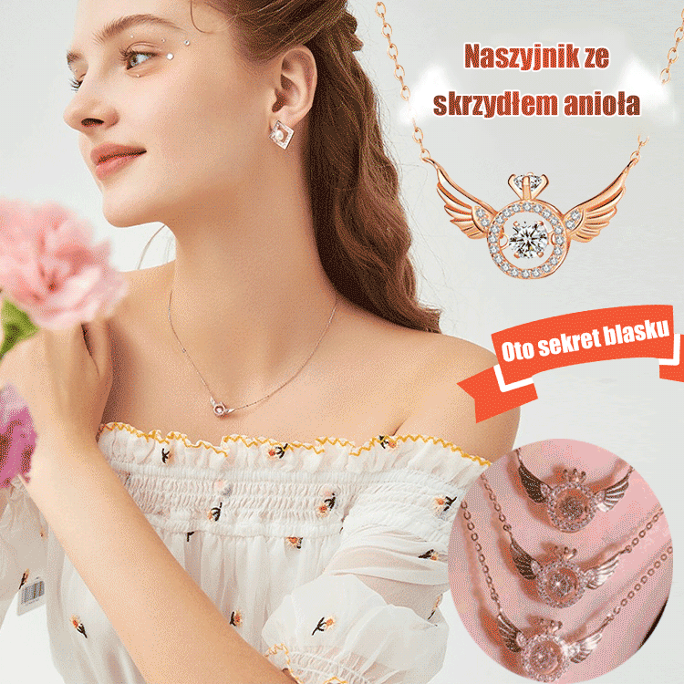 collar de ala de ángel