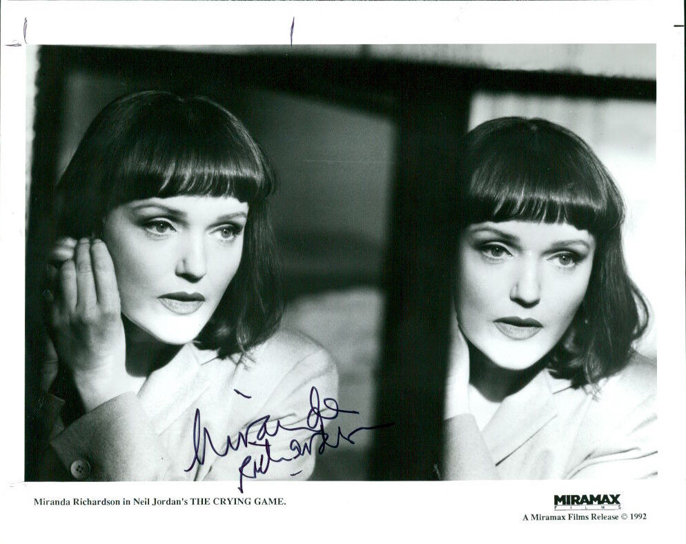 Miranda Richardson (The Crying Game) (Vintage) signed Photo Poster painting COA