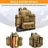 HUNTVP 40L Taktisch Rucksack Milit&auml;risch Wanderrucksack MOLLE Trekkingrucksack Wasserdicht Bundeswehr Bergsteigertasche XXL Military Armee Backpack Gro&szlig;e Kapazit&auml;t