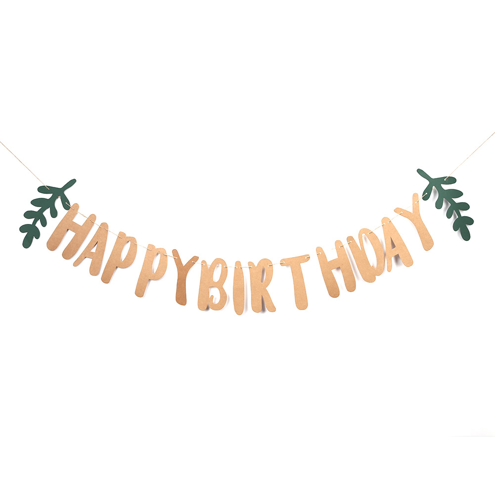 

Happy Birthday Banner Paper Hanging Garland Summer Birthday Party Decors, 501 Original