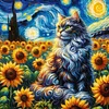 Diamond Painting-5D Full Round Drill Cats(40x40cm)