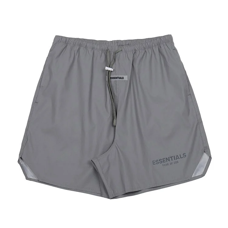 Fog Fear of God Essentials Shorts Multi-Line Sports Pants Reflective Colorful Nylon High Street Shorts