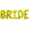 40" Rose Gold BRIDE Letters Aluminum Film Golden Silver White Balloons Wedding Bridal Shower Party Decorations