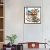 Coffee Flower Butterfly-Partial Speical Shaped Diamond Painting 30*30CM